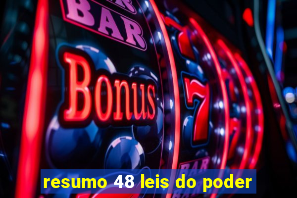 resumo 48 leis do poder